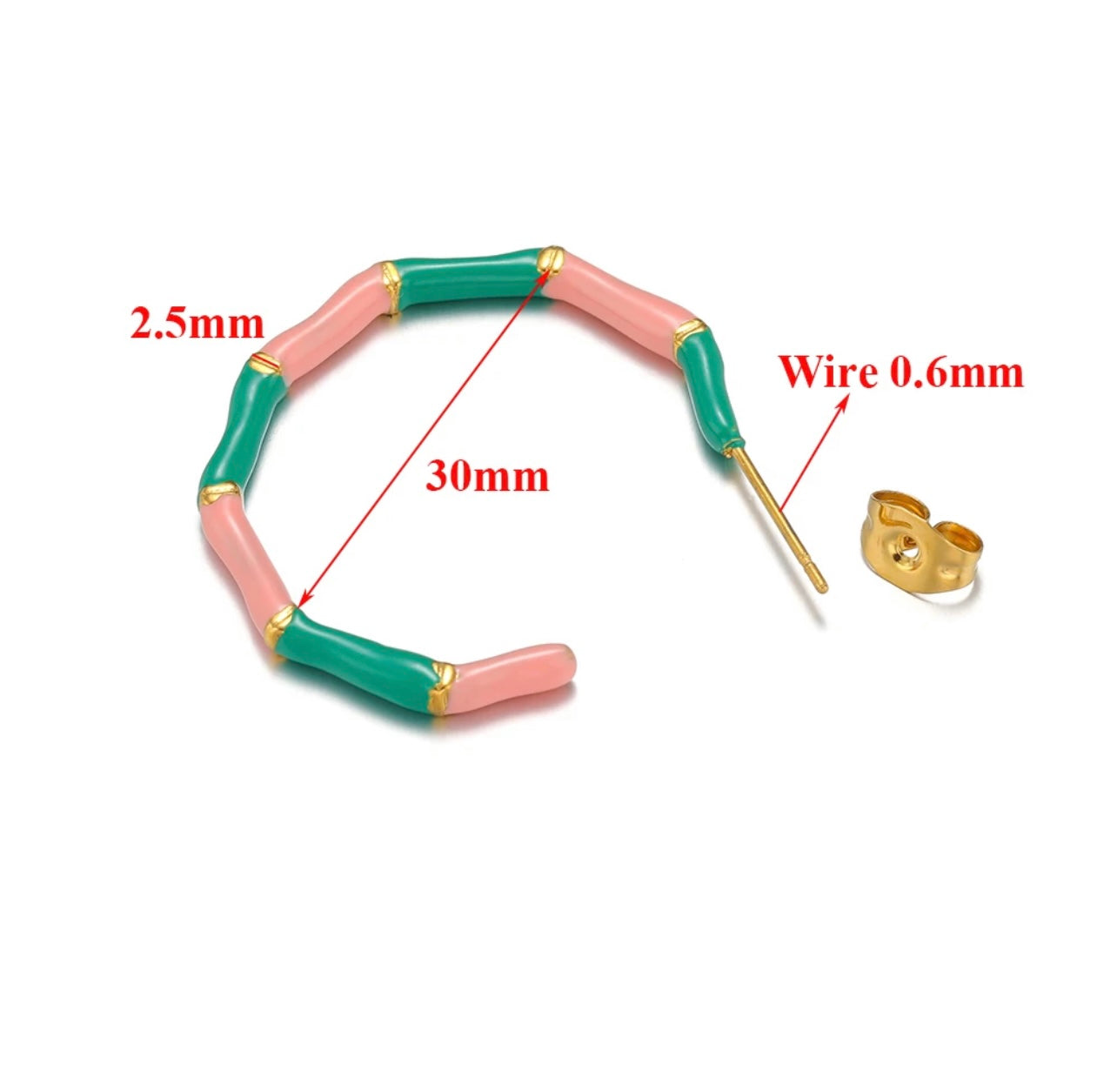 Colourful hoops