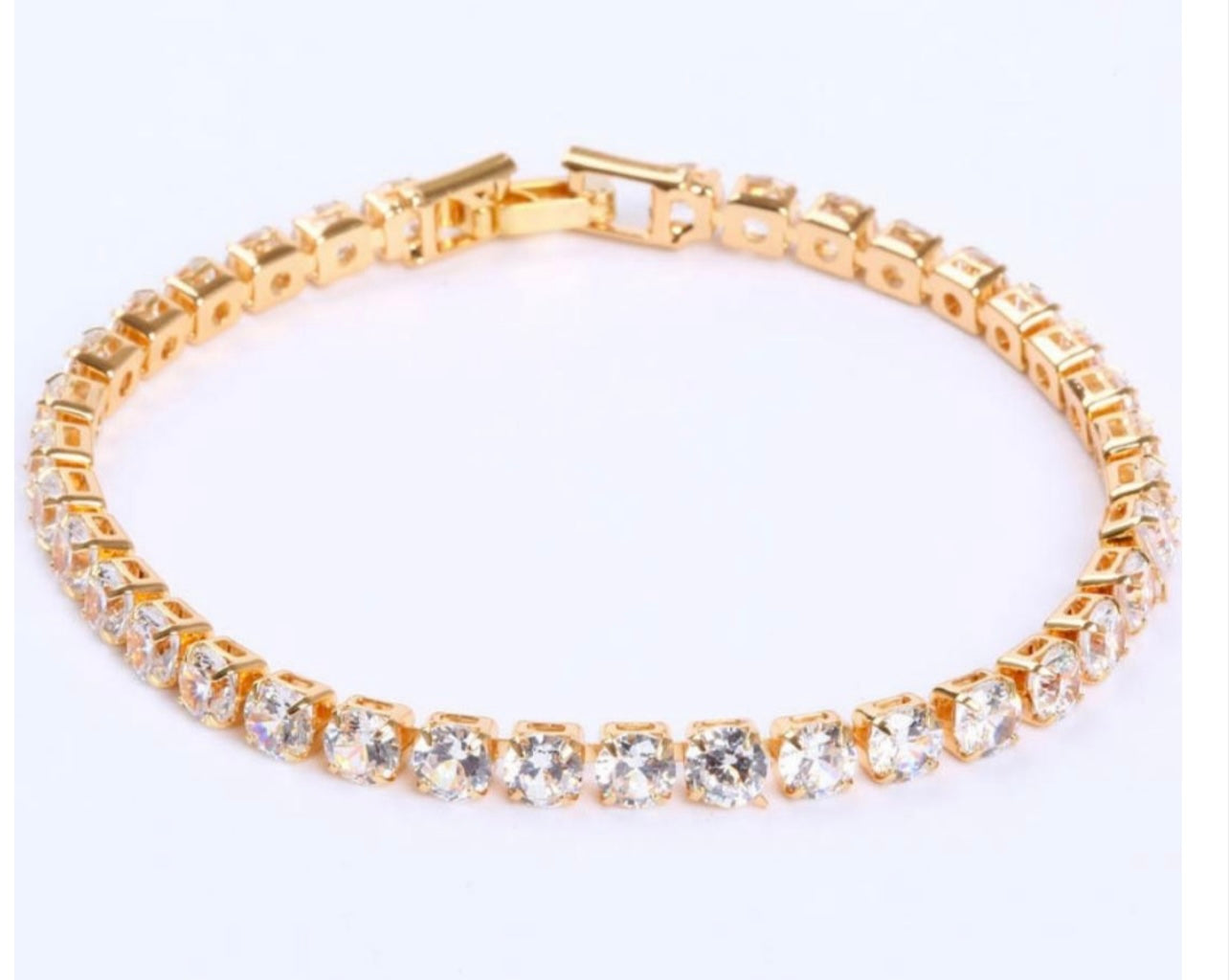 Tennis bracelet - gold or silver