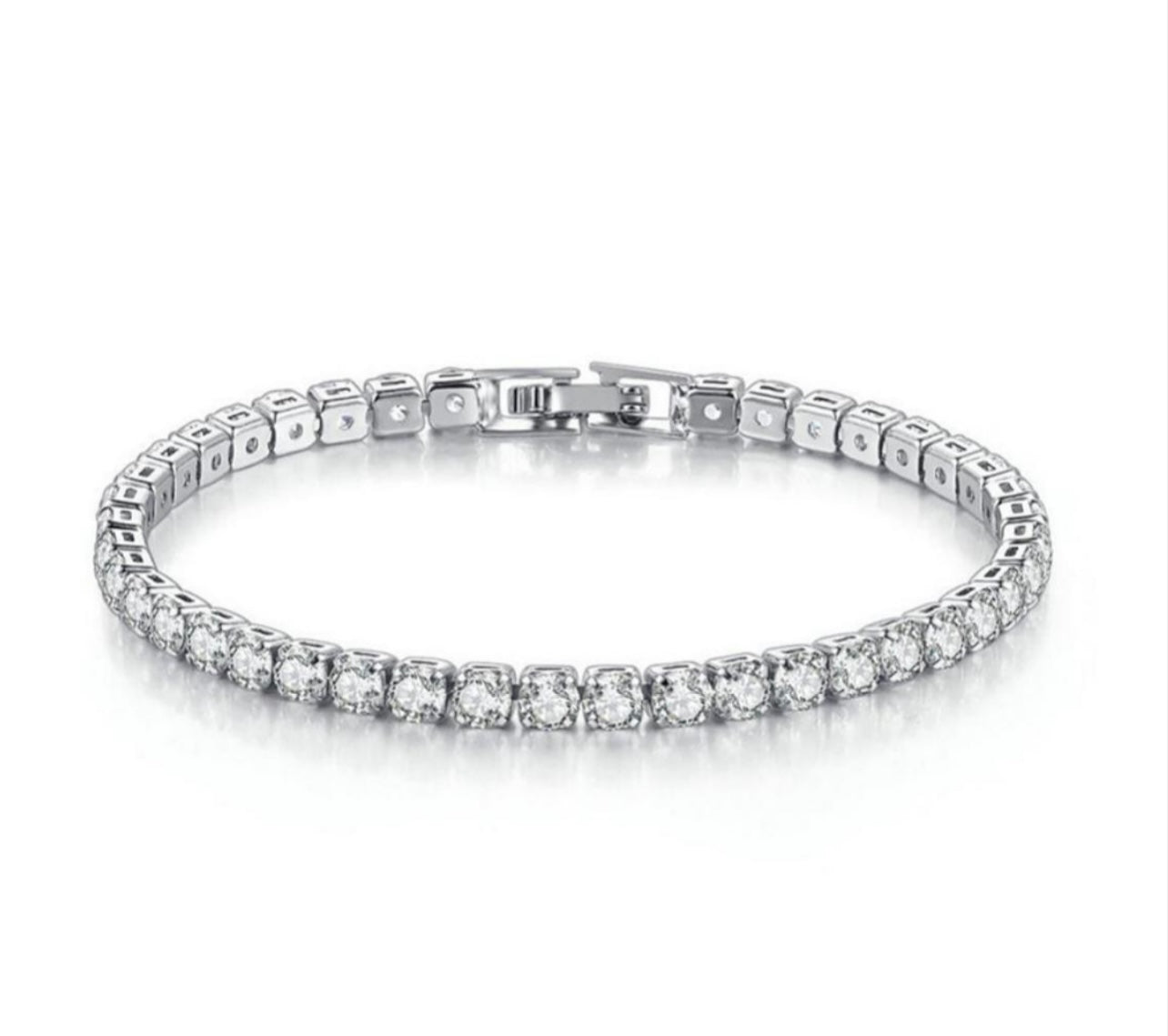 Tennis bracelet - gold or silver