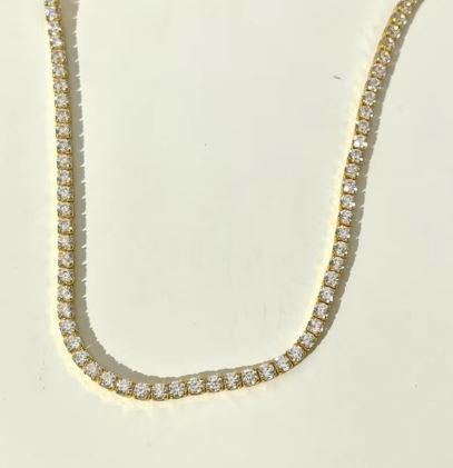 Gold diamond chain