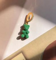 Green Bear charm